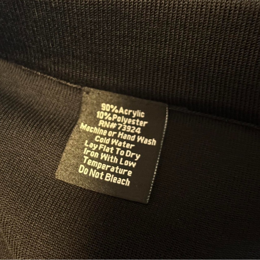 Misook Knit Pull On Pants Sz XL Wide Leg Black Stretch Work Office Professional - Picture 5 of 5